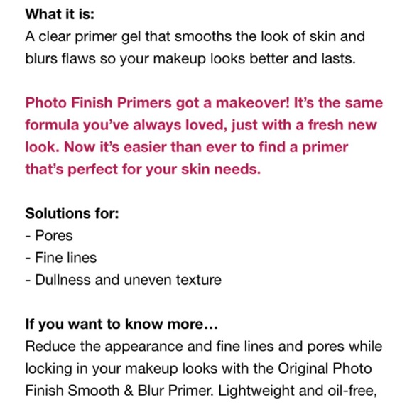 NWB Photo Finish Foundation Primer Mini - Picture 4 of 6